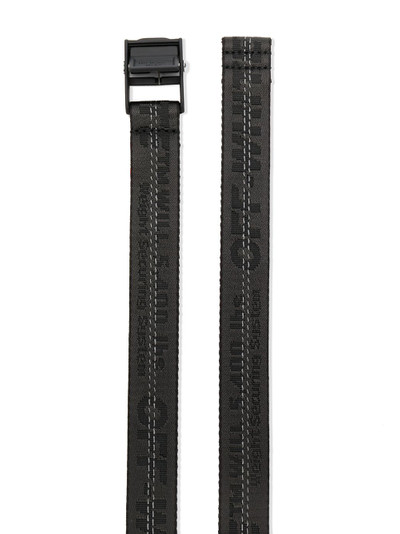 Off-White logo print belt outlook