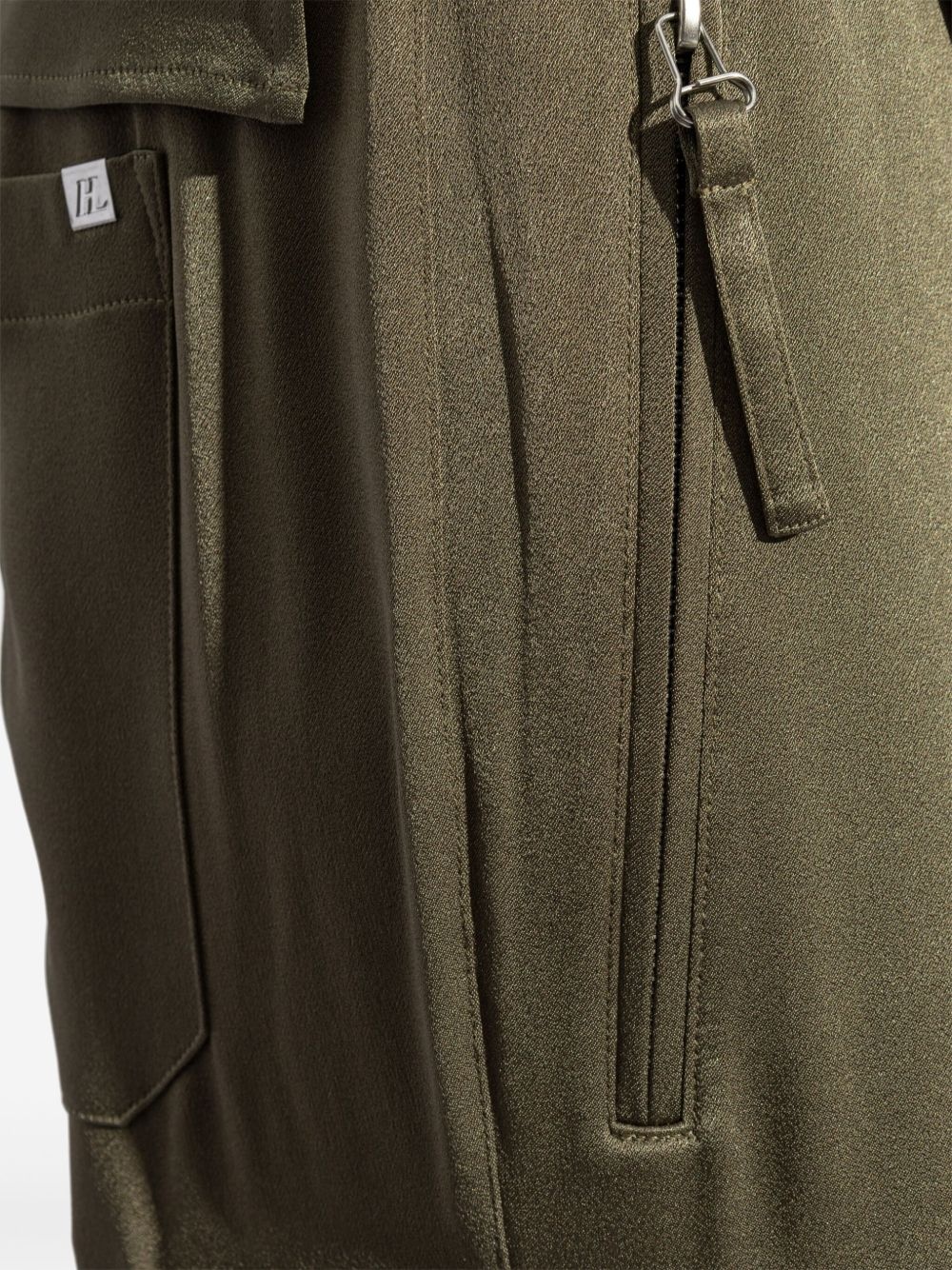 satin straight-leg trousers - 5