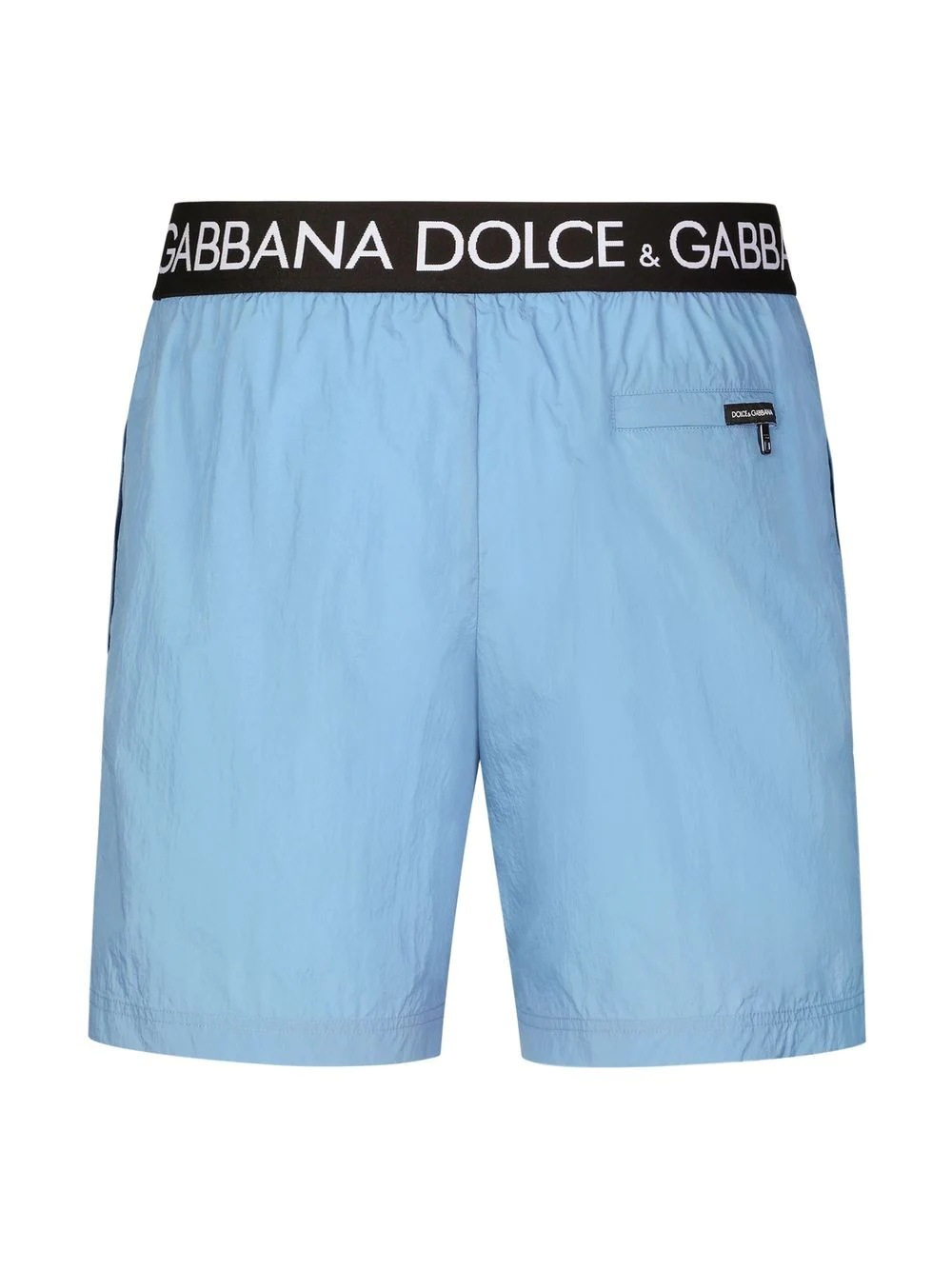 logo-waist swim shorts - 5