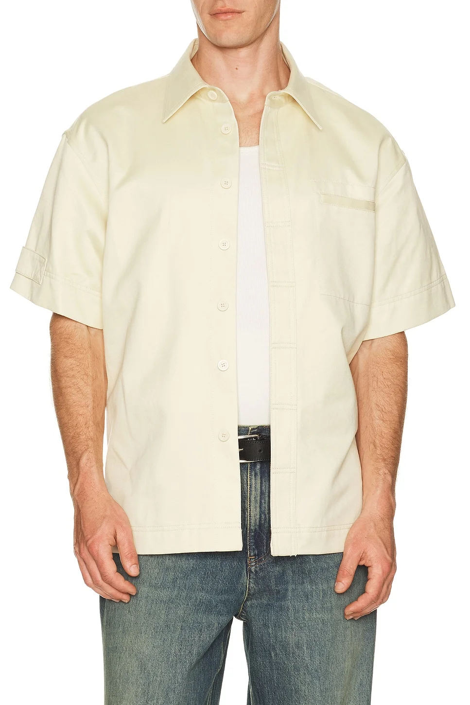Short Sleeve Loop Tape Shirt - 1