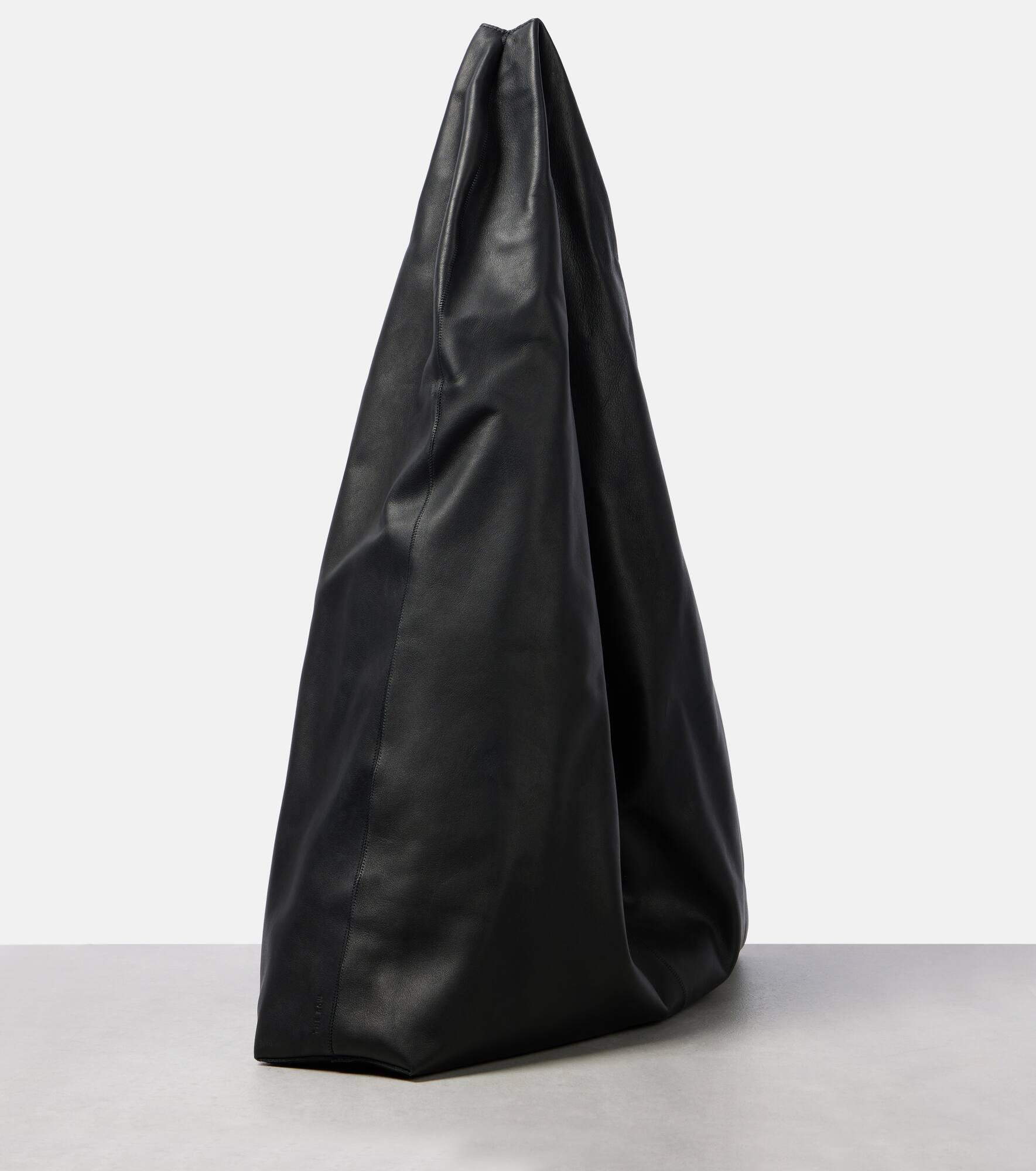 Bindle Medium leather tote bag - 4