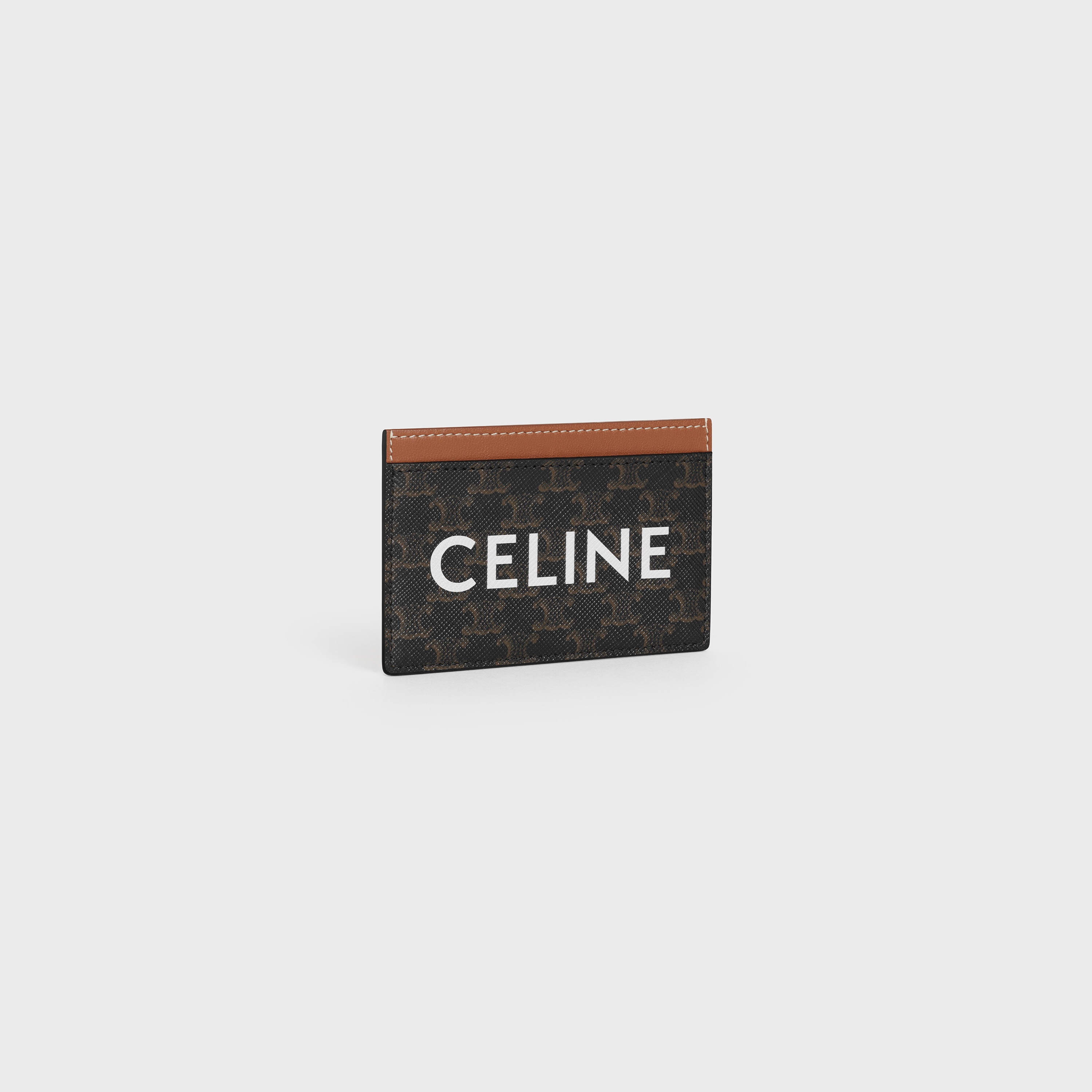 Card holder in Triomphe canvas with Celine Print - 2