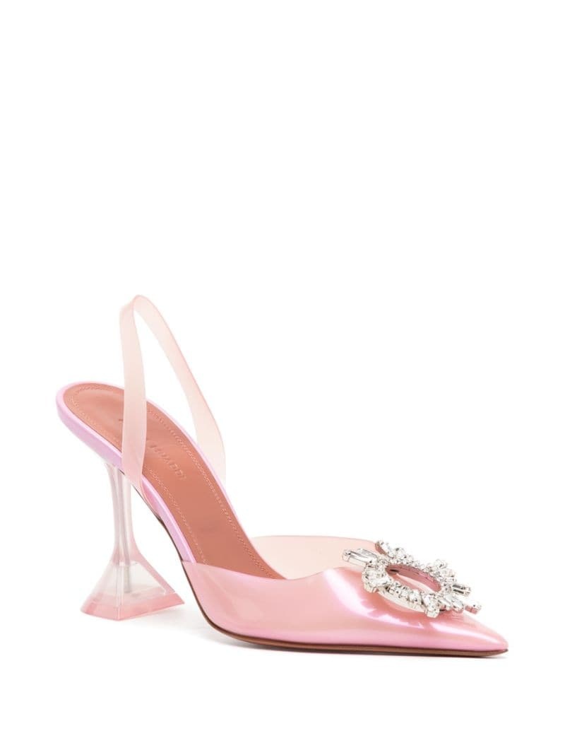 Begum 95mm transparent pumps - 2