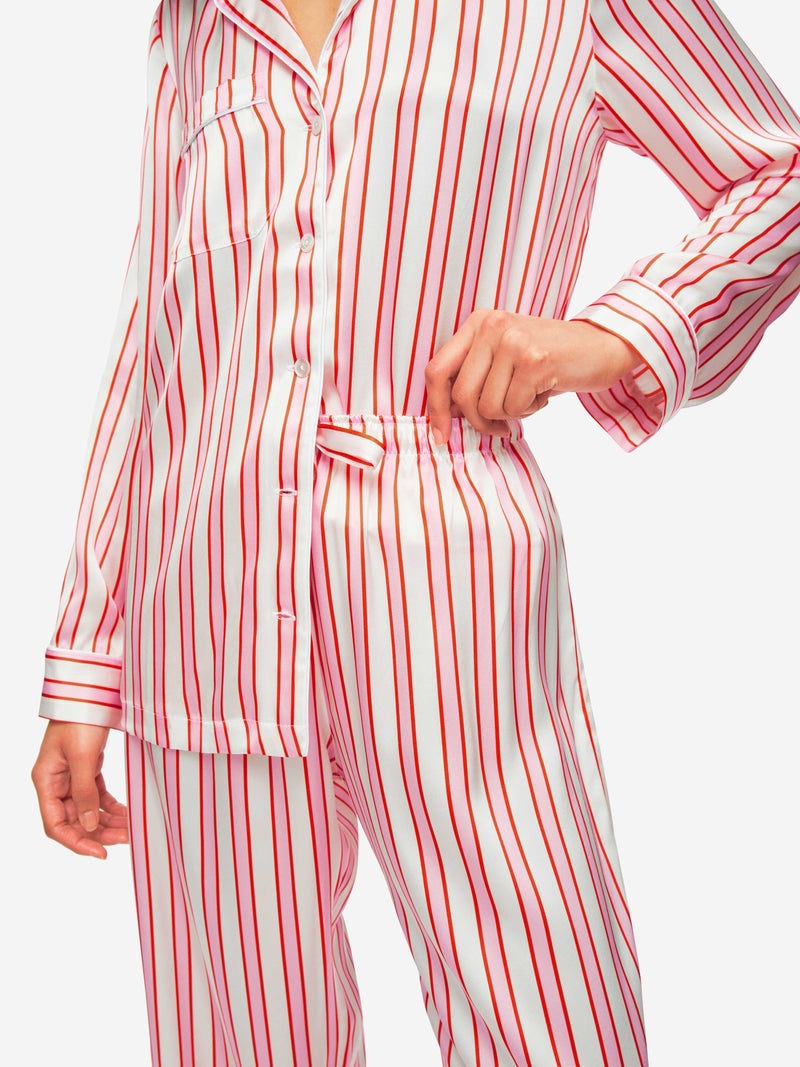 Women's Pyjamas Brindisi 81 Silk Satin Pink - 7