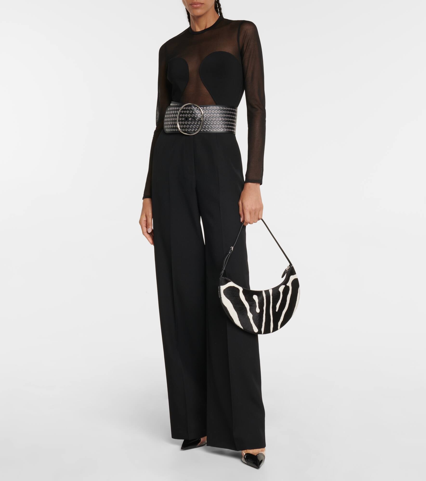Cœur patent leather and PU mules - 2