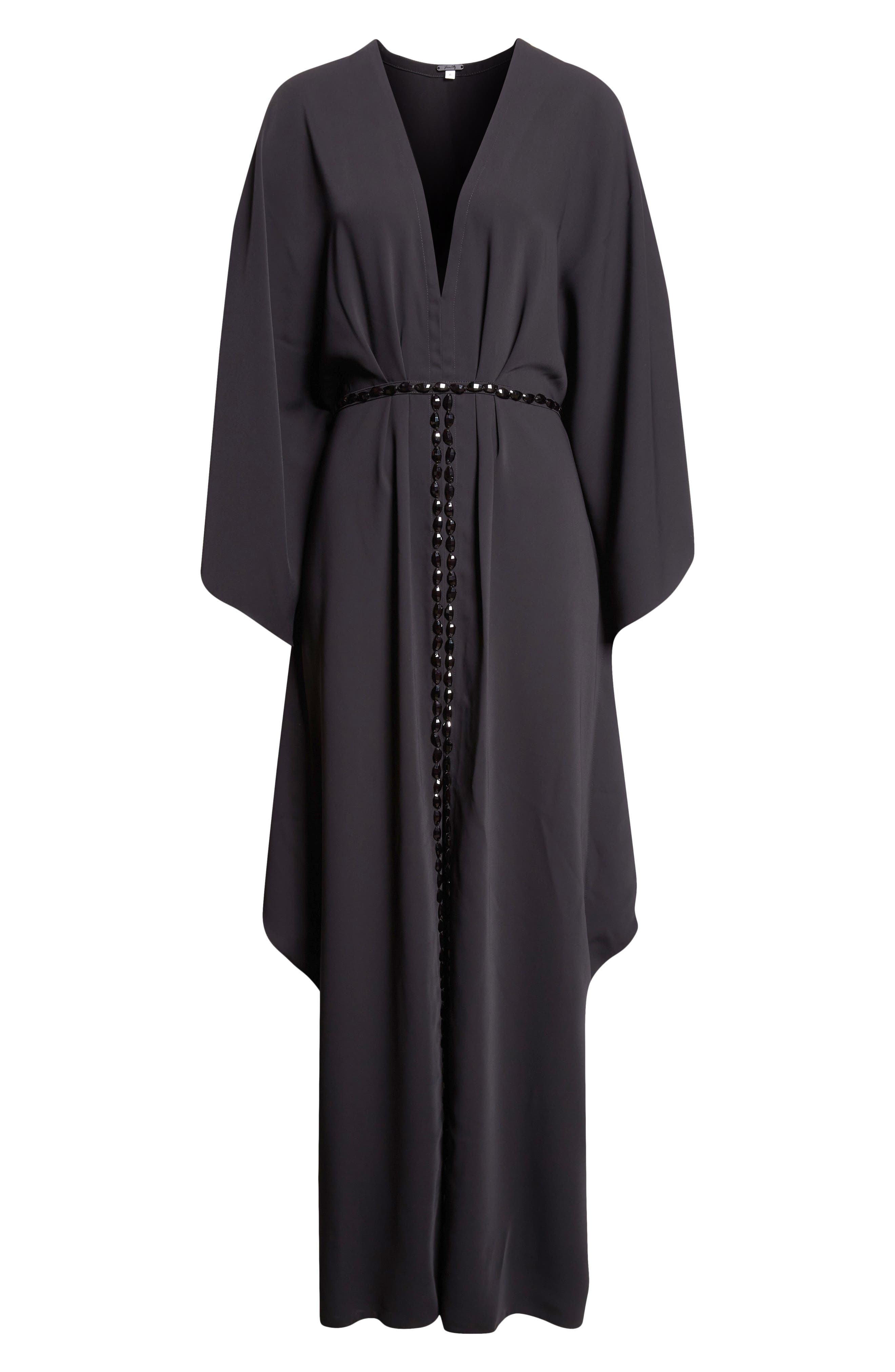 Johanna Ortiz Sombreando Embellished Crepe Tunic Dress in Black at Nordstrom - 5