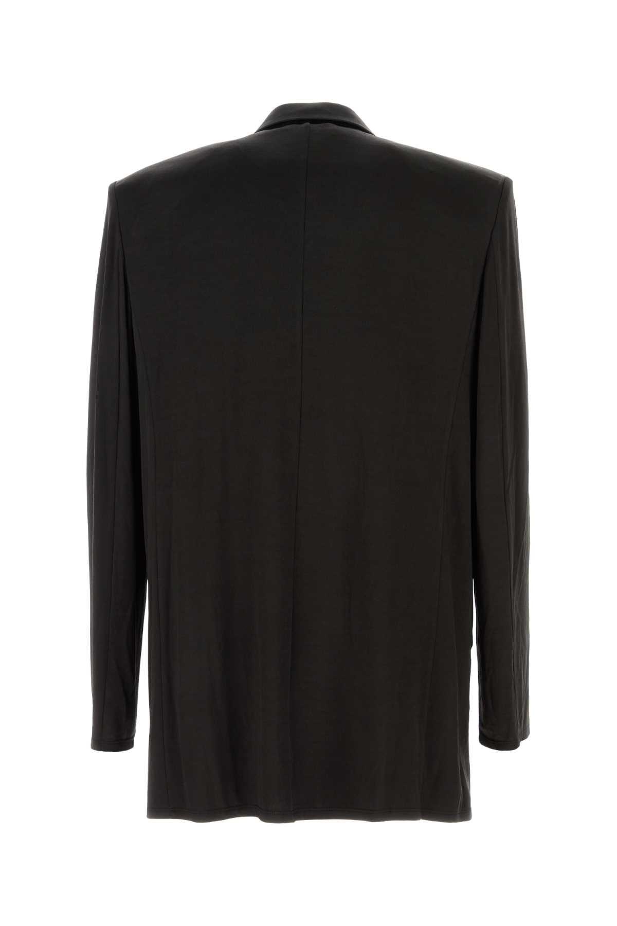 Diesel Men Black Stretch Acetate J-Pekka Blazer - 2