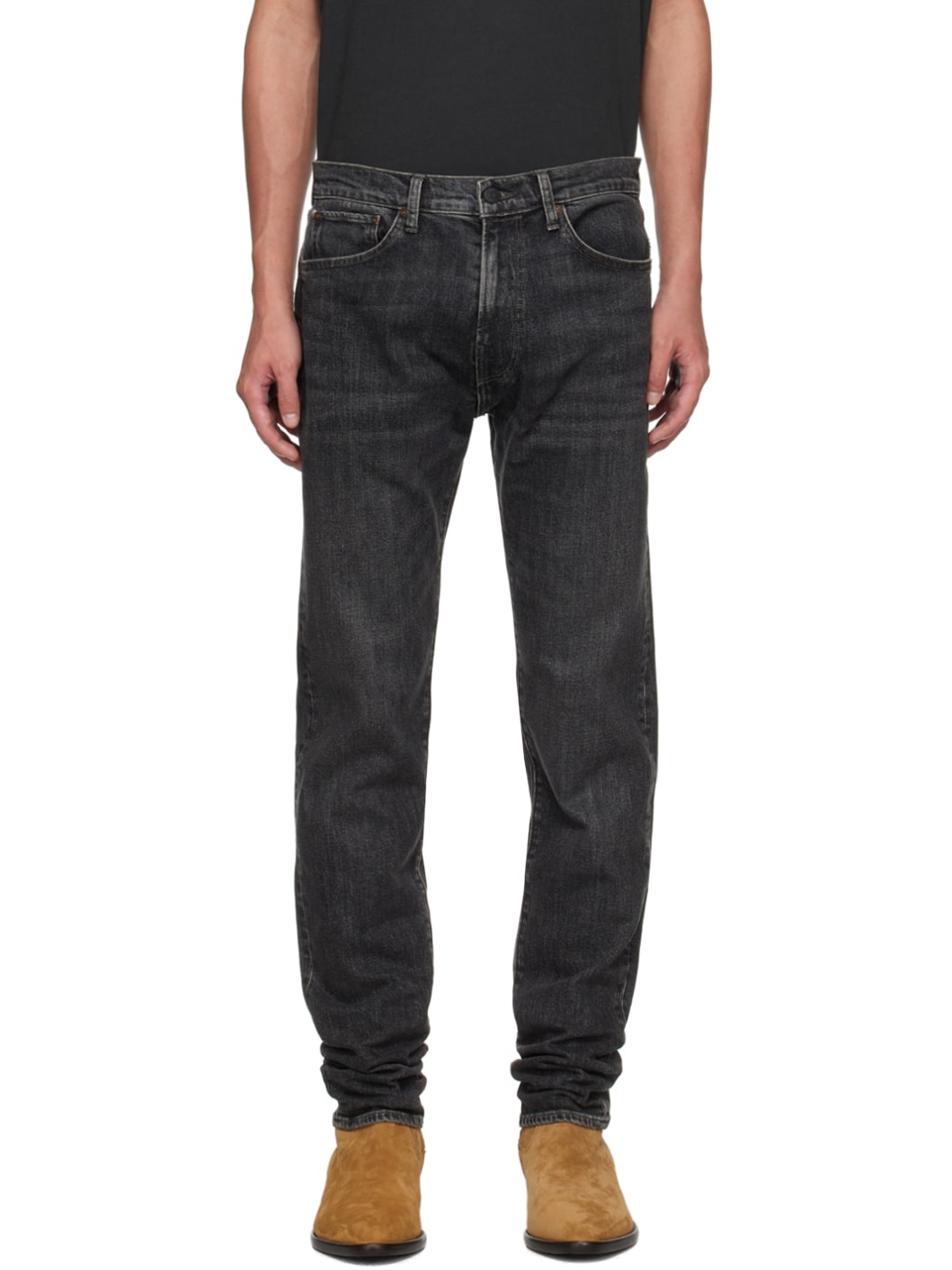 Black 60s Slim Jeans - 1