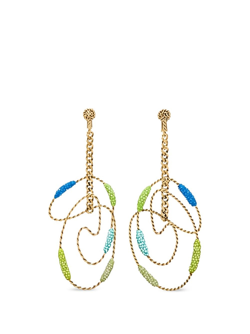 Runway Swirl hoop earrings 1