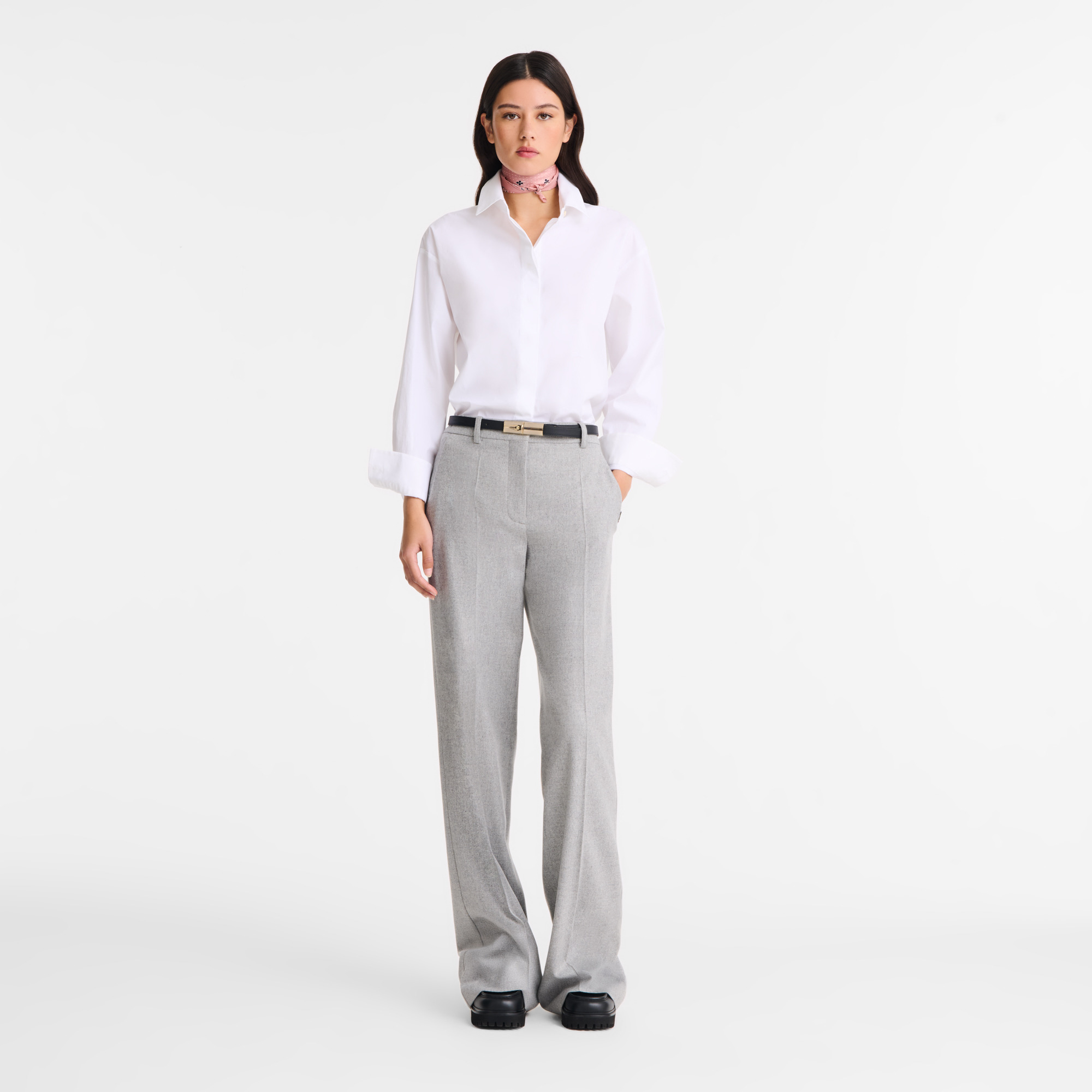 Trousers Grey - Flannel - 2
