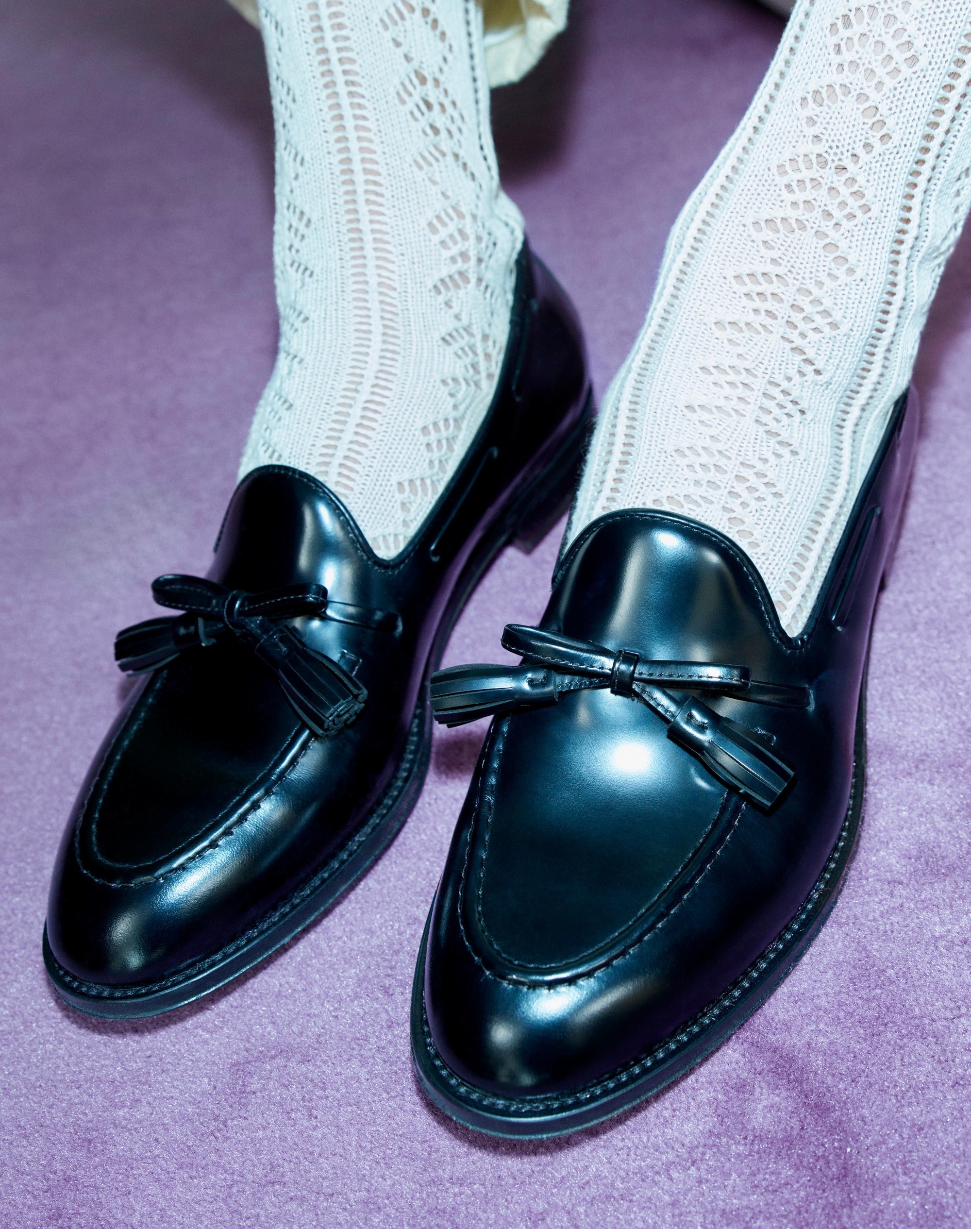 BOWSHIRE LOAFER IN SHINY CALFSKIN - 8