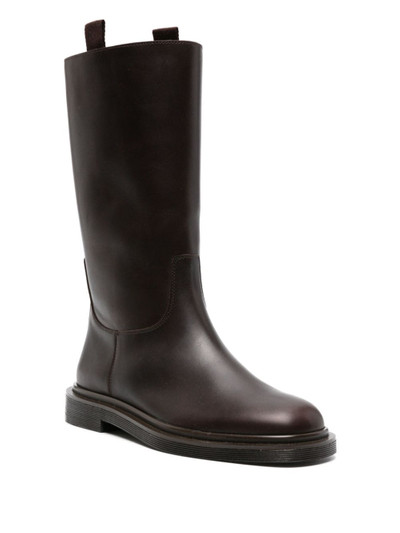 The Row Ranger Tubo leather boots outlook
