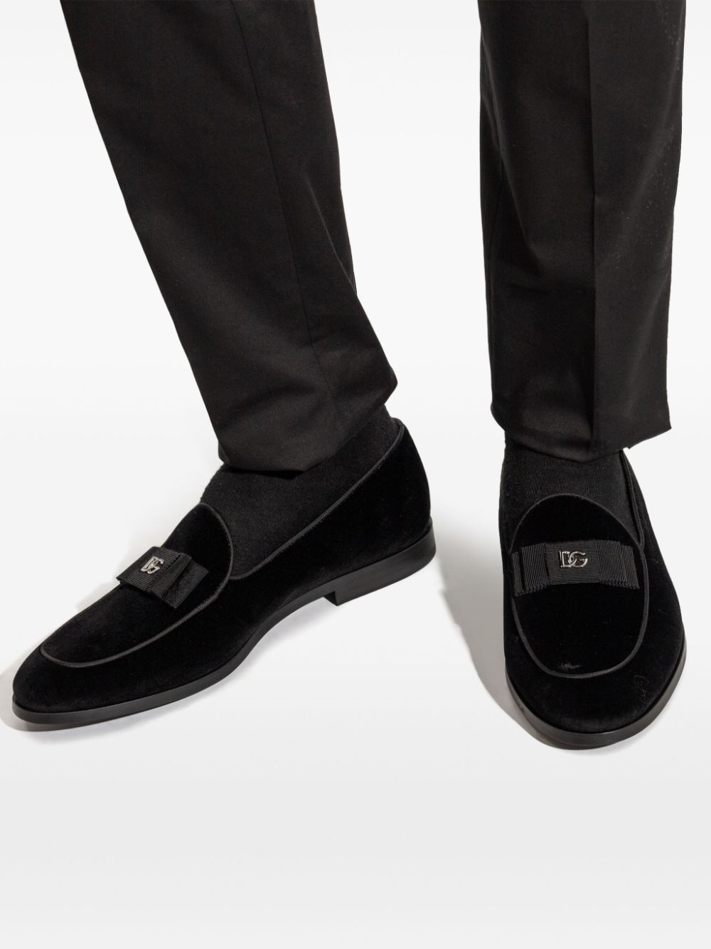 logo-plaque loafers - 5