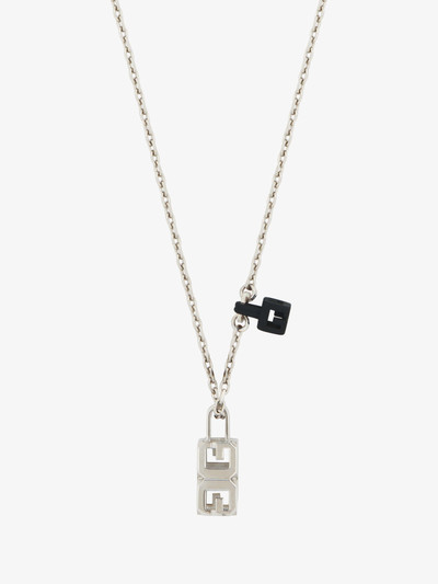 Givenchy G CUBE PENDANT NECKLACE IN METAL outlook