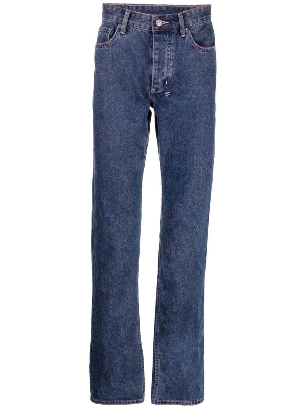 Hazlow mid-rise cotton straight-leg jeans - 1