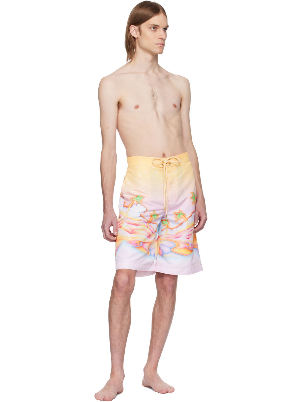 Multicolor Psychedelic Nirvana Swim Shorts - 4