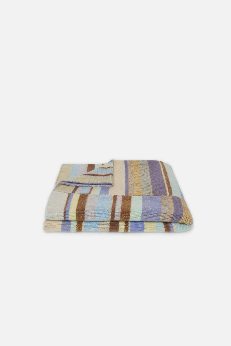The Elder Statesman STRIPE SUPER SOFT BLANKET outlook