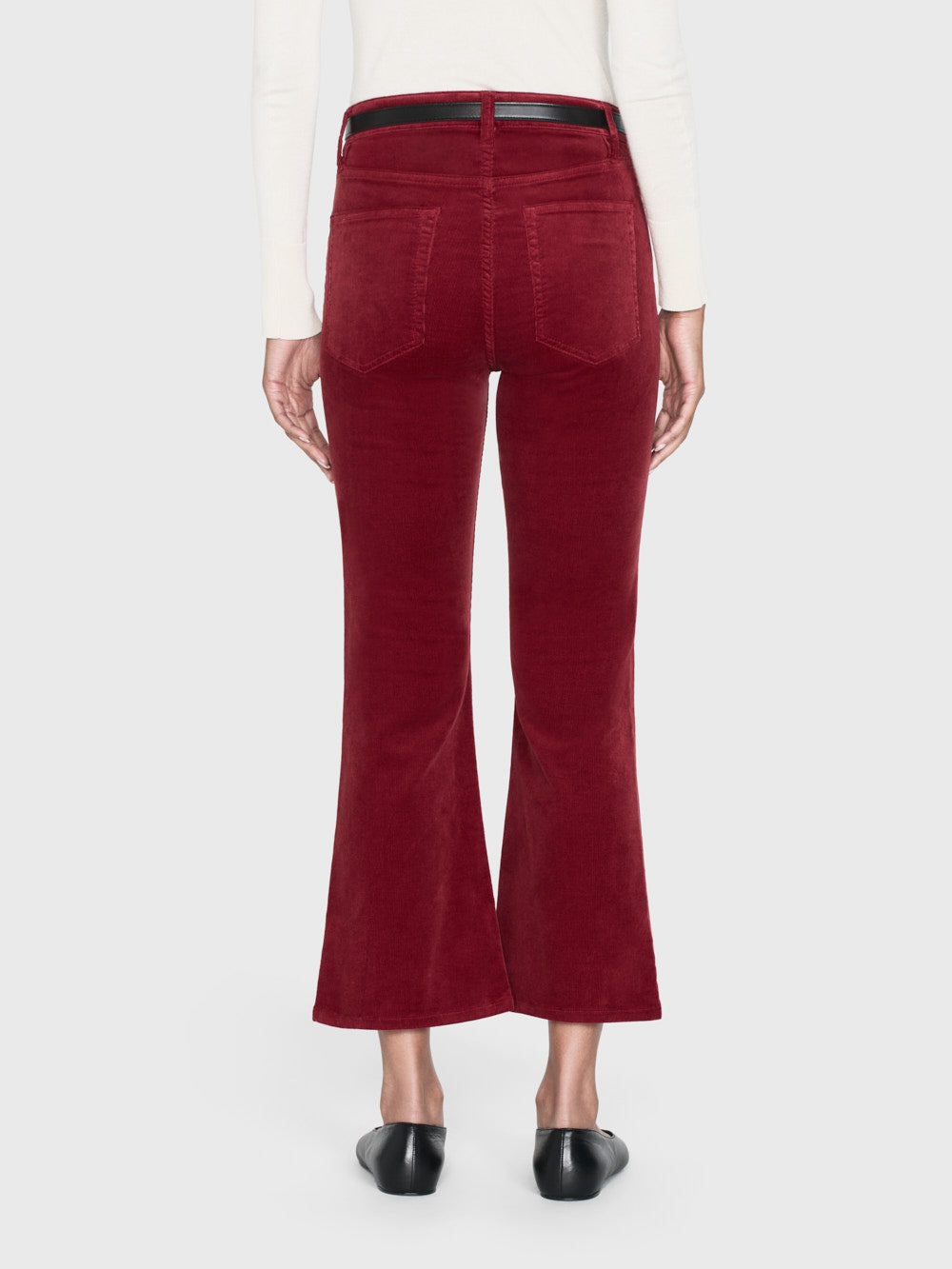 Le Crop Mini Boot Corduroy in Paprika - 6