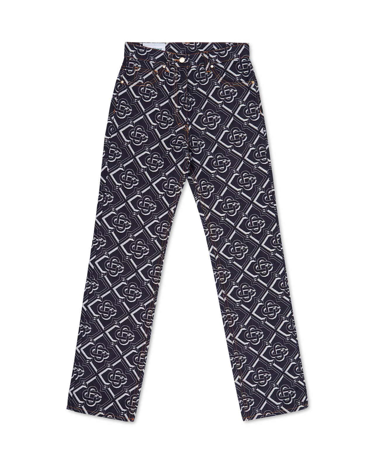 Denim Monogram Classic Straight Leg Jean - 1