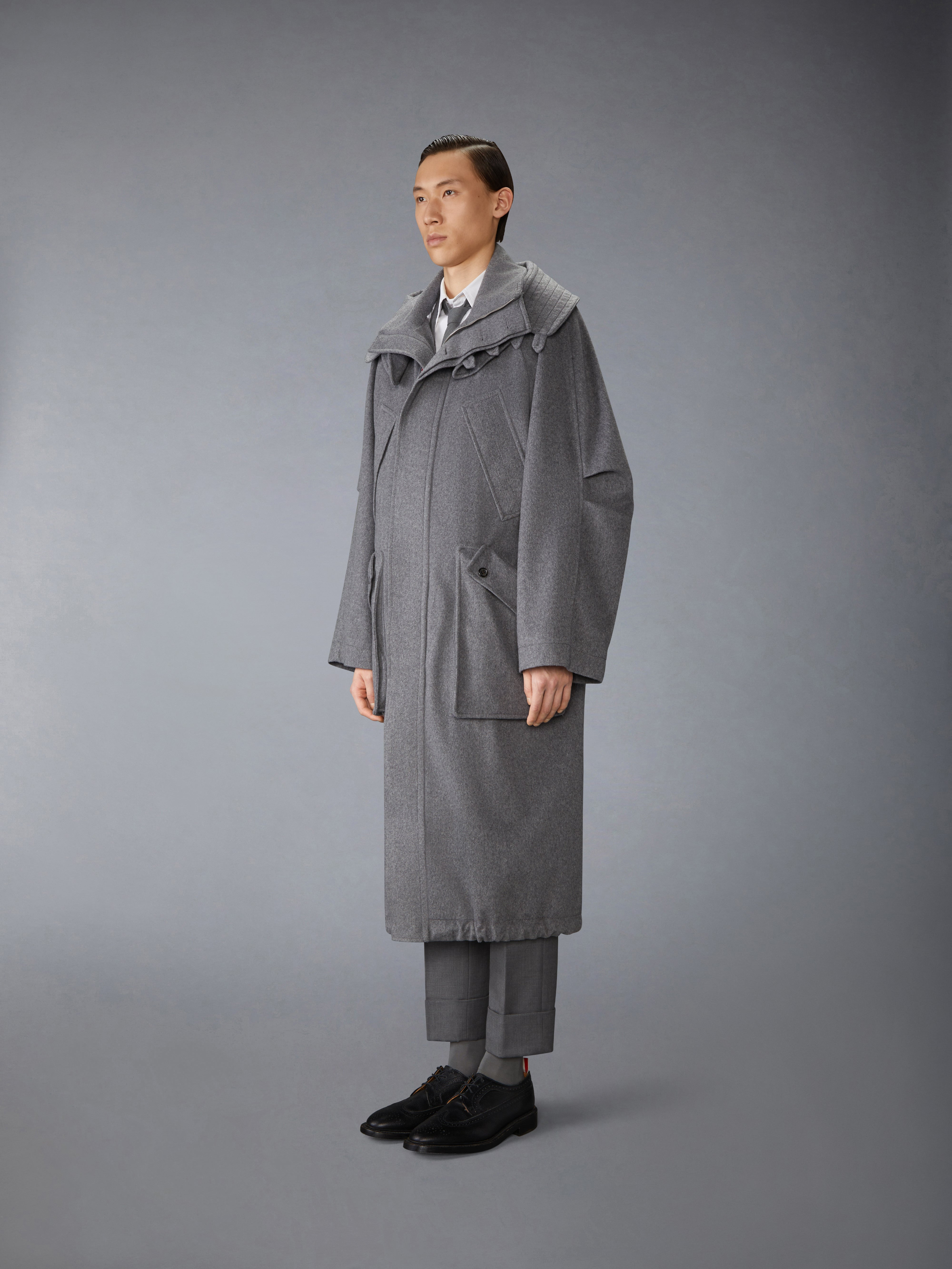 CASHMERE WATERPROOF HOODED PARKA - 7