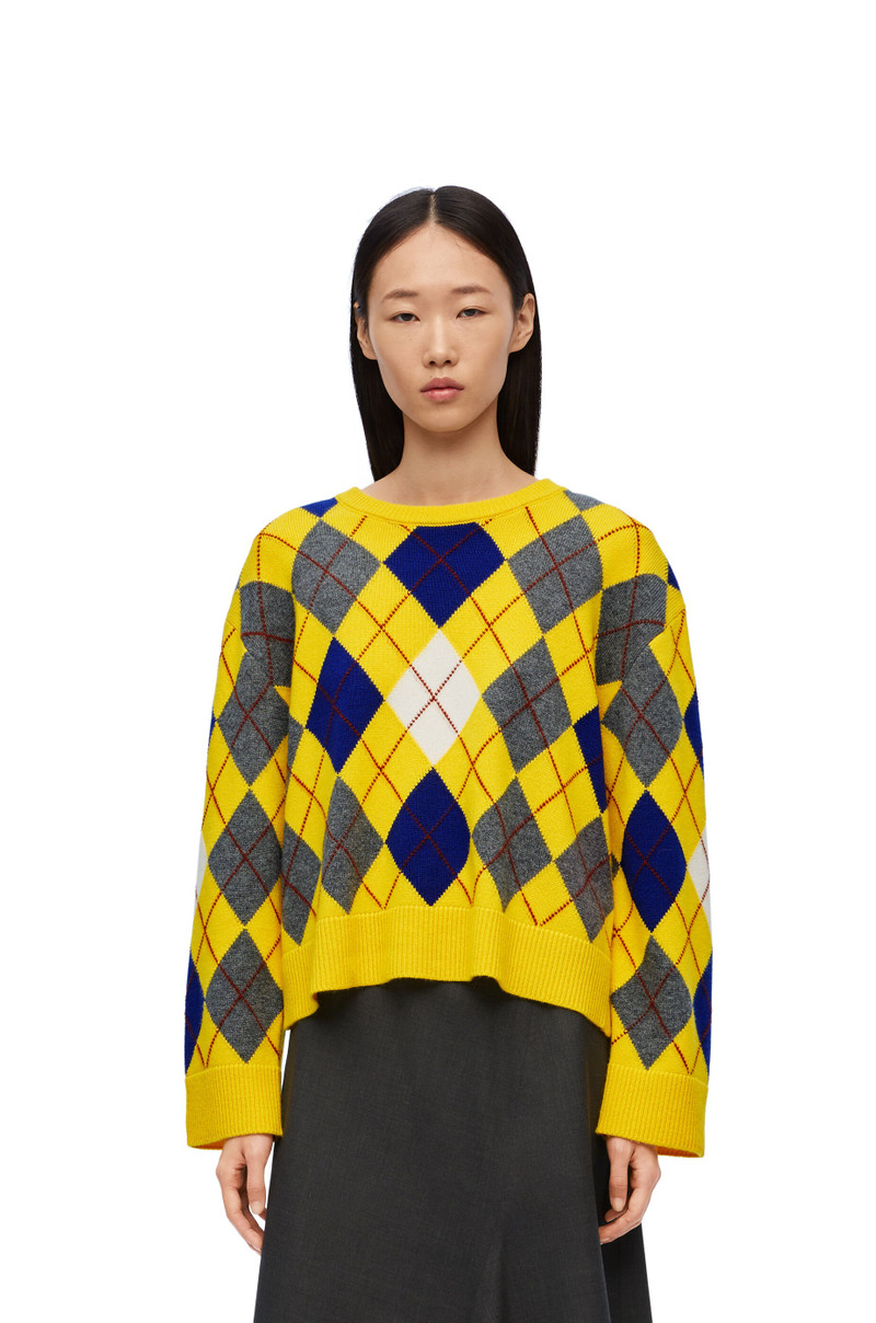 Argyle sweater in wool 3