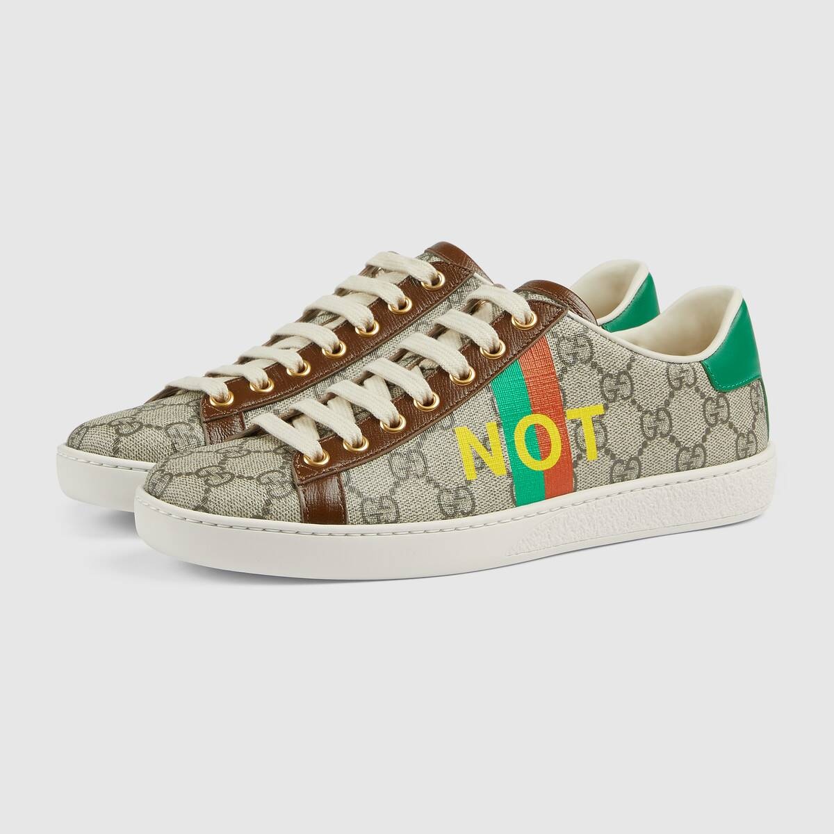 Women's 'Fake/Not' print Ace sneaker - 3