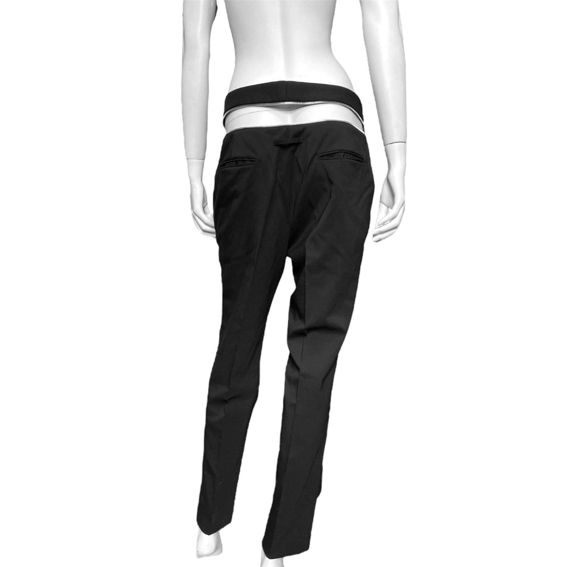 Jean paul gaultier bumster chain zipper pants  44 - 5