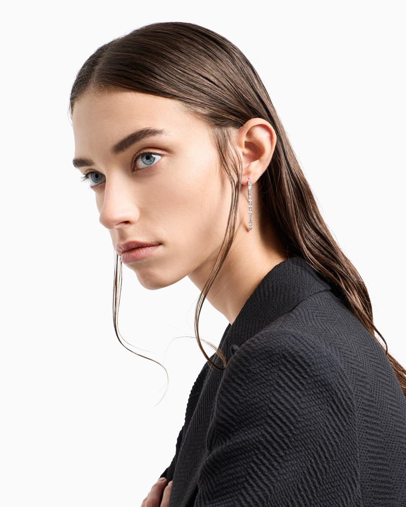 EMPORIO ARMANI STERLING SILVER DROP EARRINGS outlook