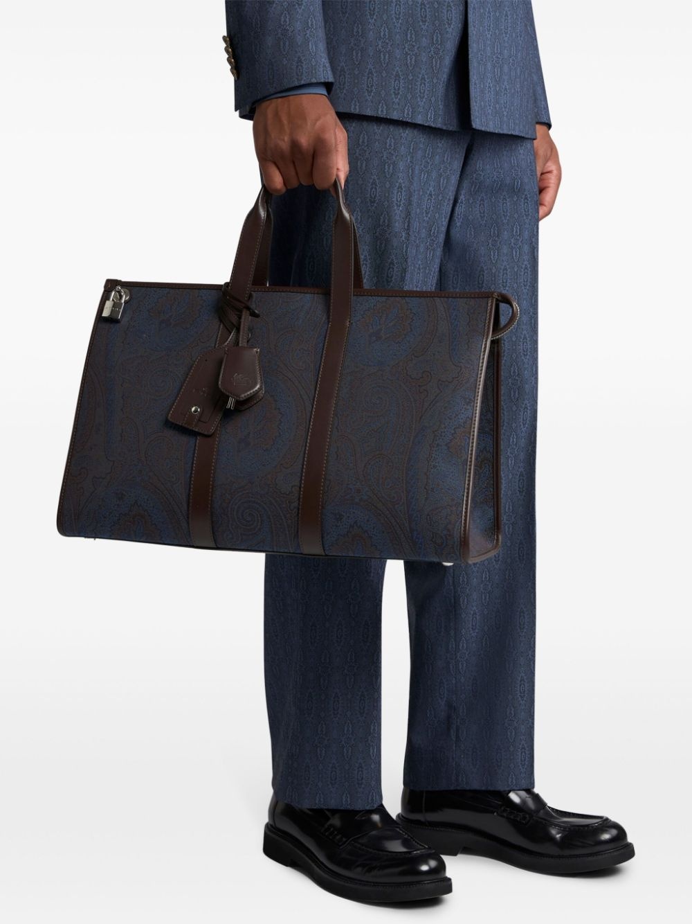 paisley-print travel bag - 2