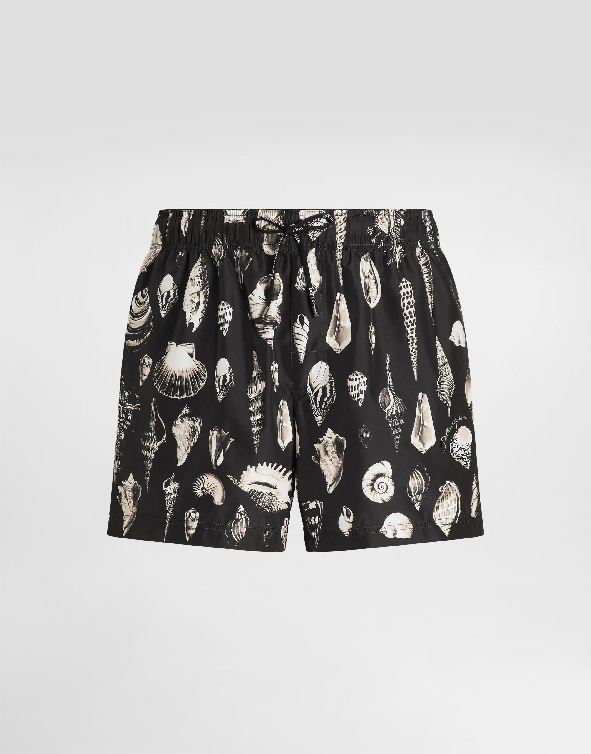 Shell-print short swim boxer shorts - 1