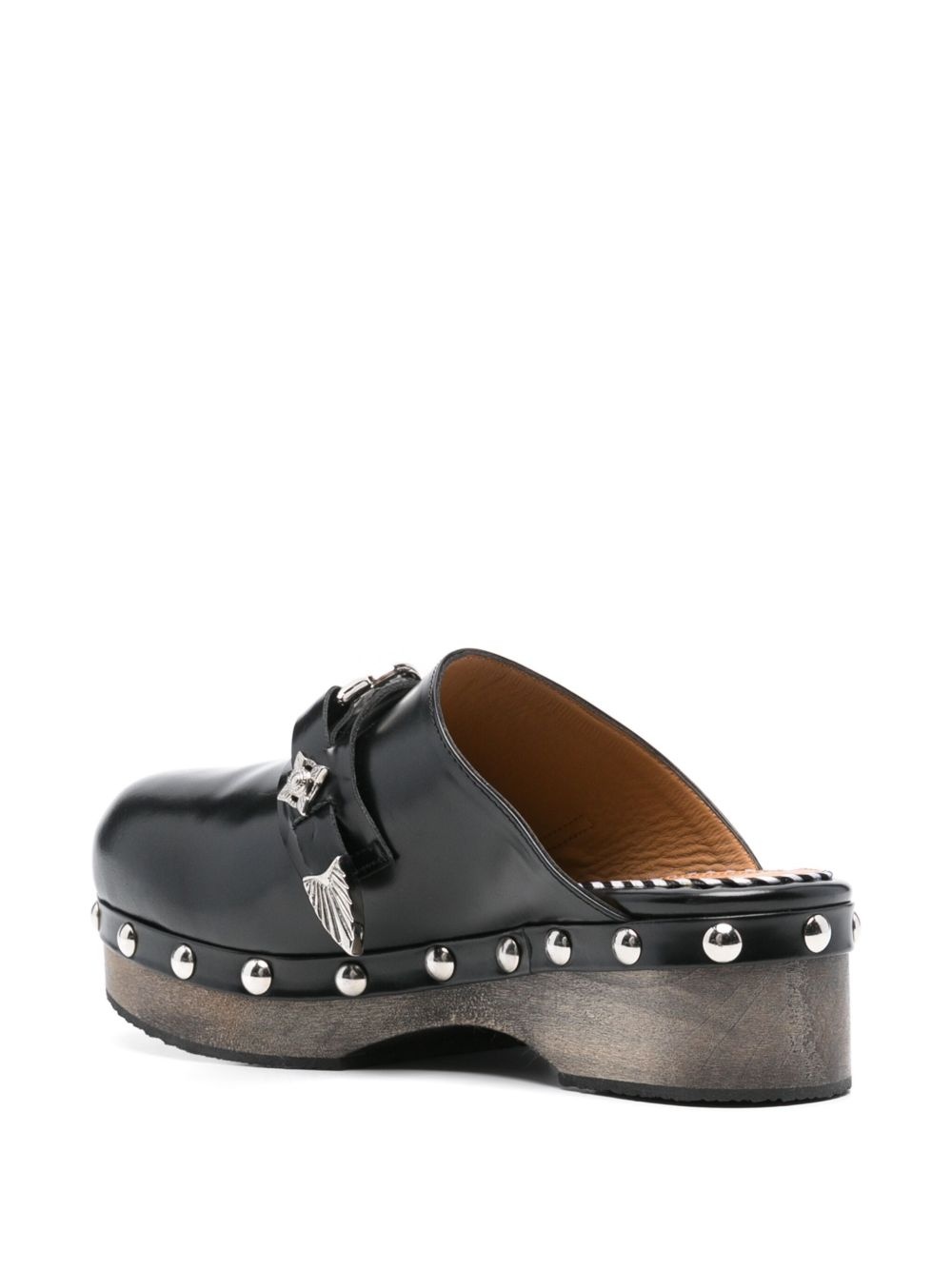 45mm leather mules - 3