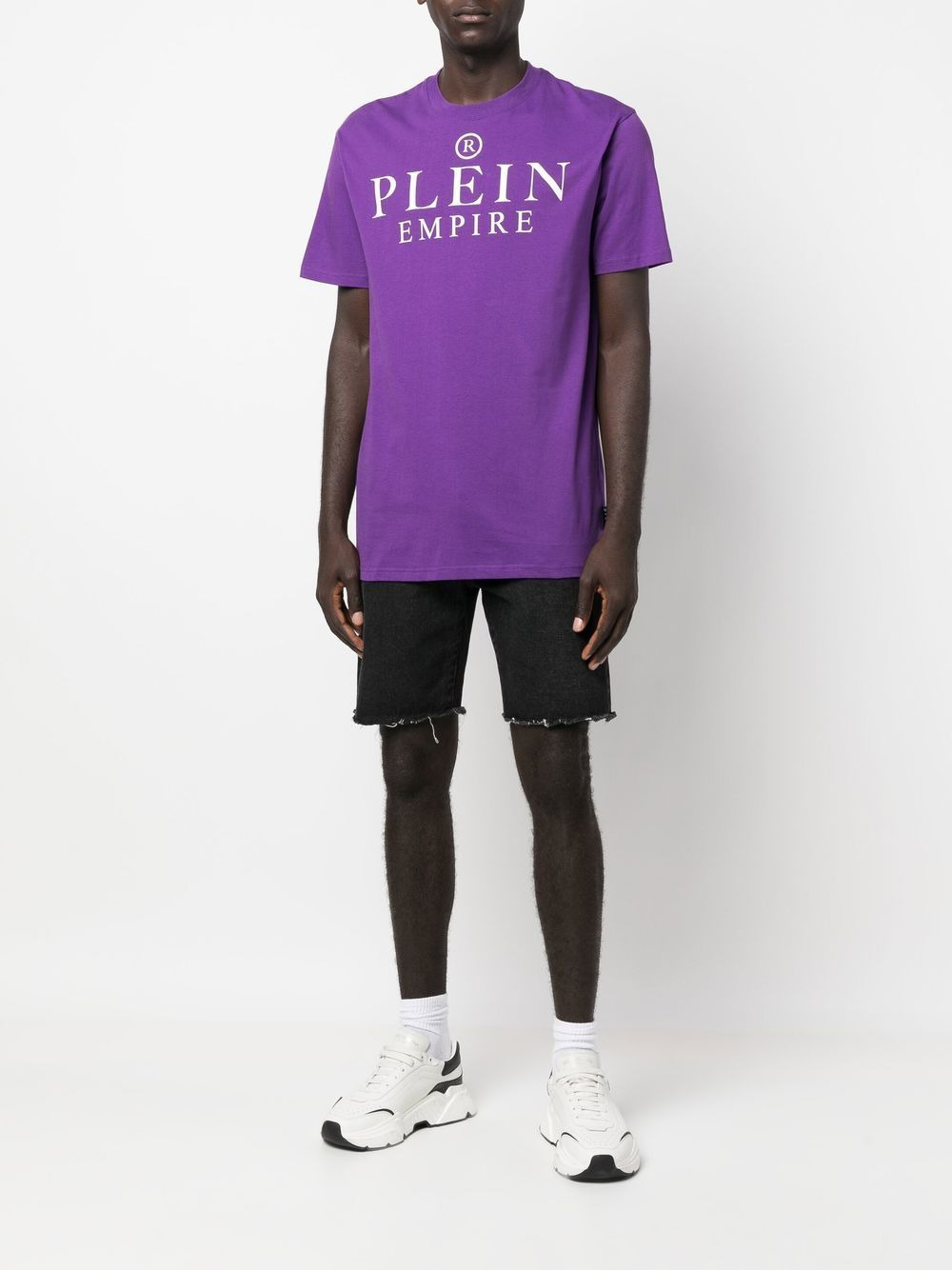 logo-print cotton T-shirt - 2