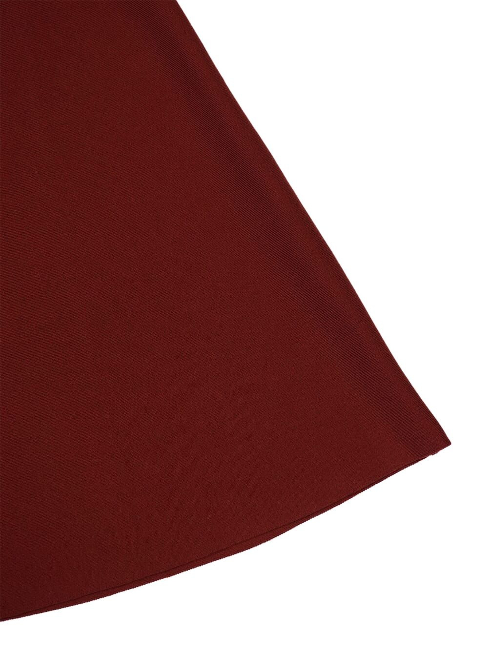 racer-back silk midi dress - 4