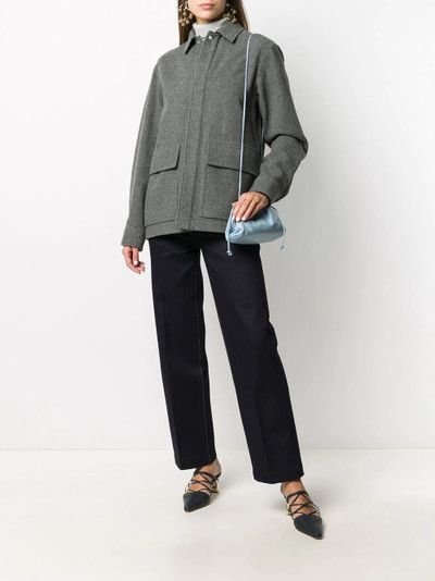 Jil Sander concealed fastening oversized jacket outlook