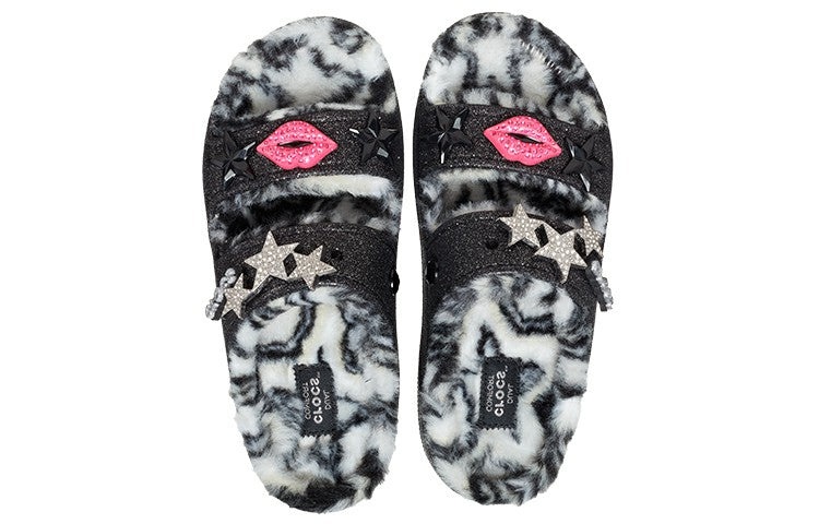 Classic Cozzzy Disco Glitter Sandals 'Black' 208074-0C4 - 5