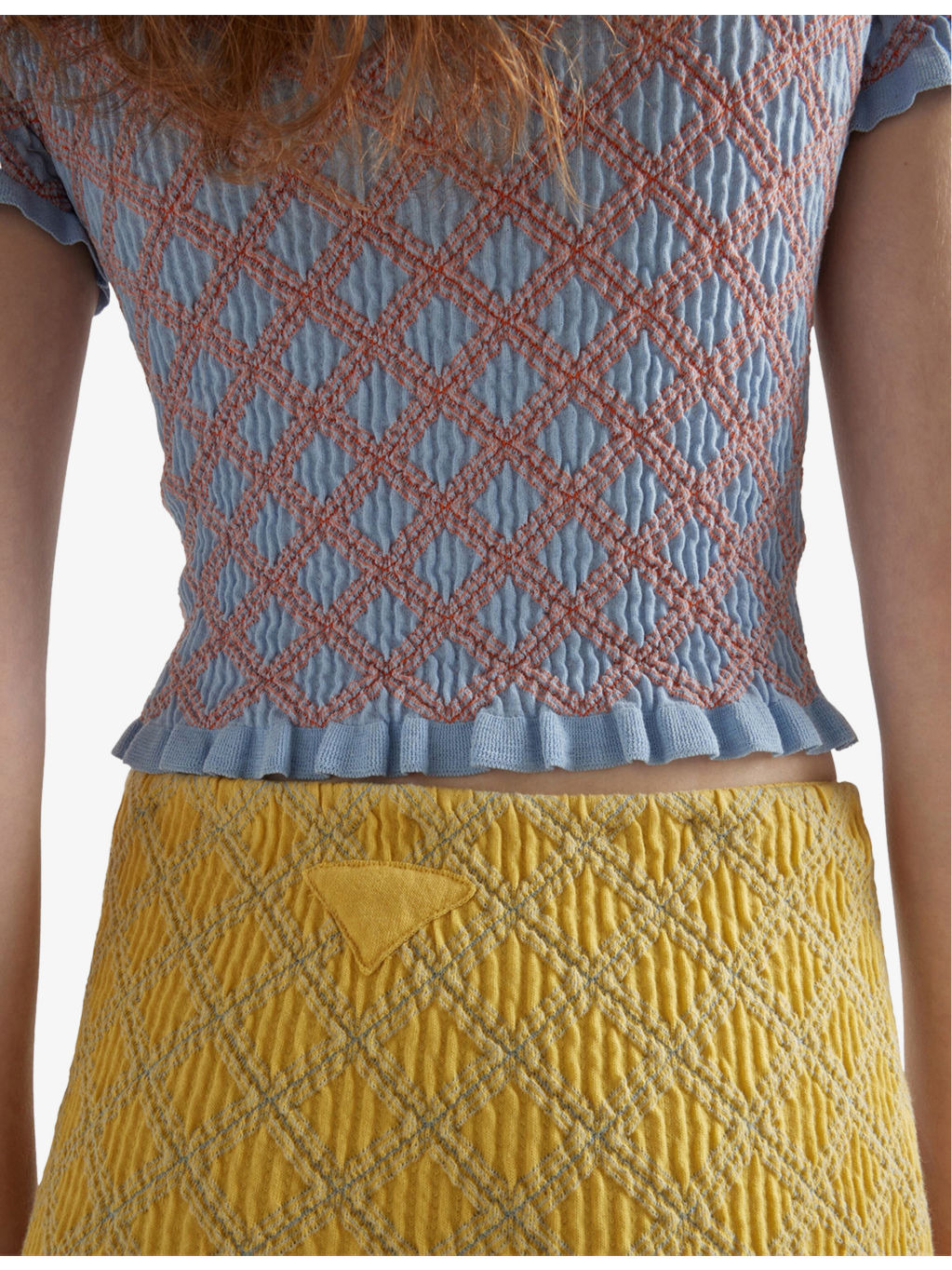 Jacquard-Knit Cotton-Blend Knee-Length  Skirt - 6