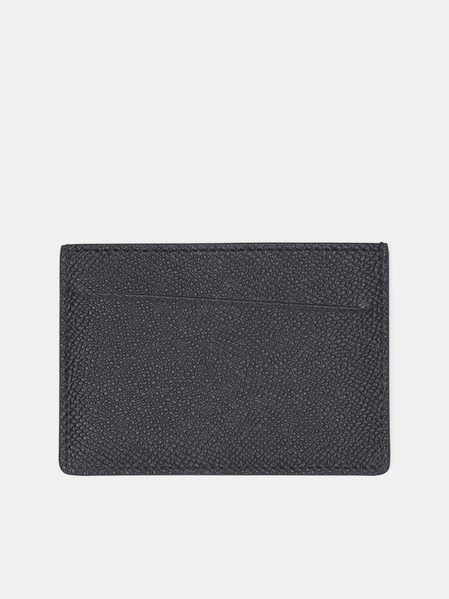 Black Small Leather Cardholder Wallet - 2