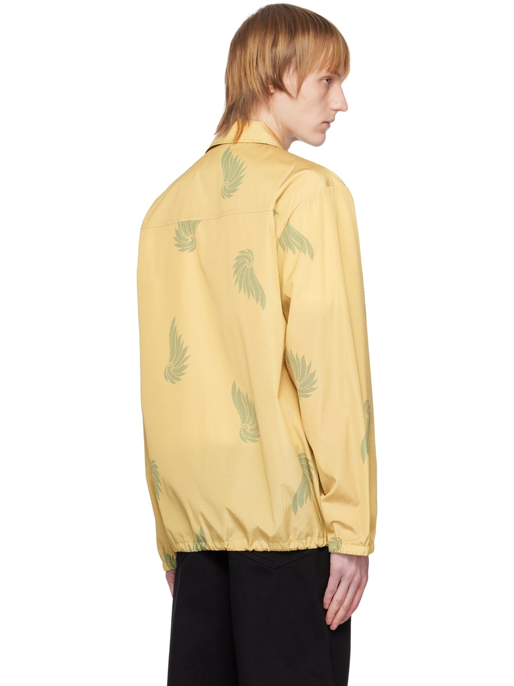 Khaki Graphic Jacket - 3