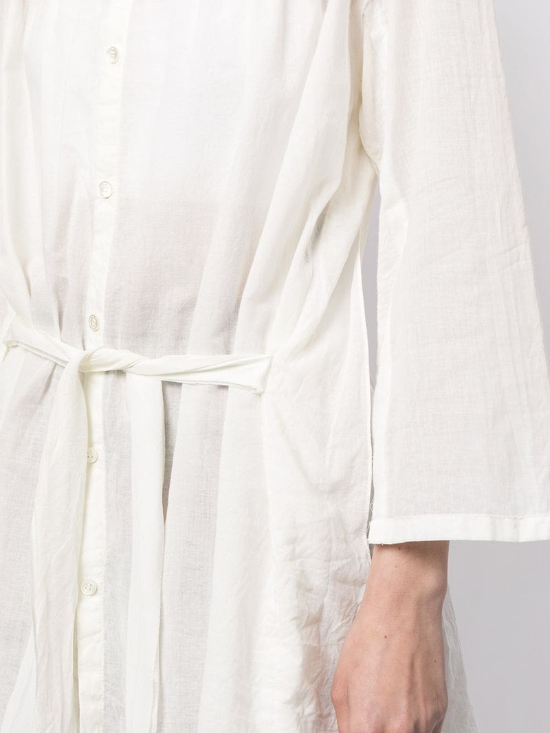 belted pleated shirt 5