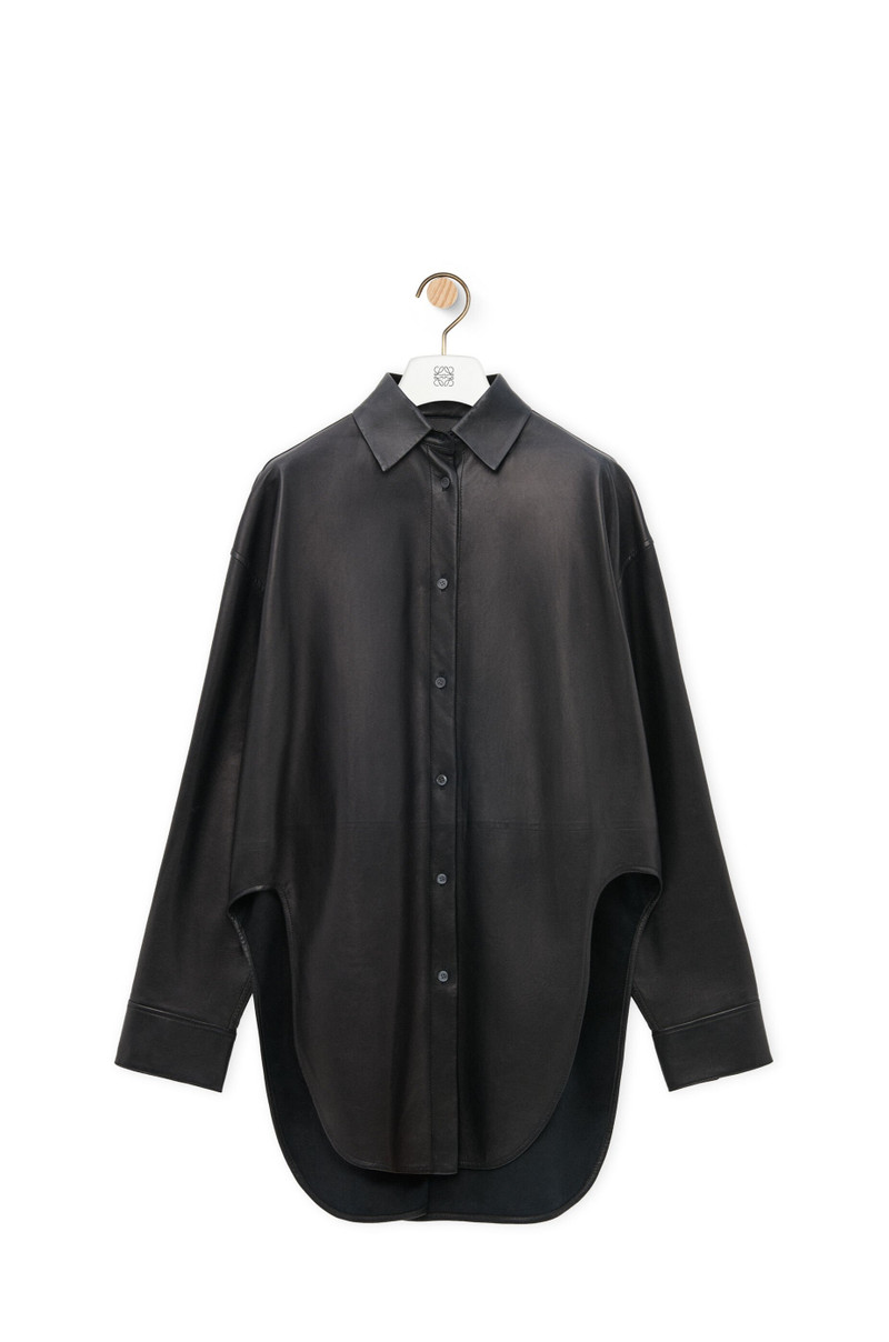 Shirt in nappa lambskin - 1