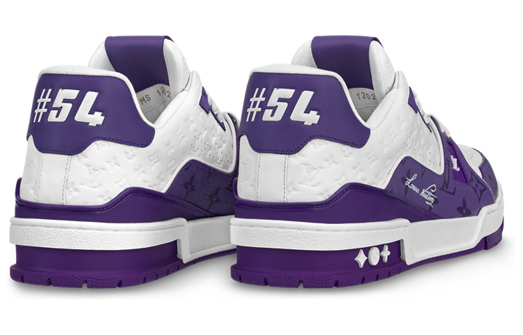 LOUIS VUITTON LV Trainers 'White Purple' 1AANHP - 2