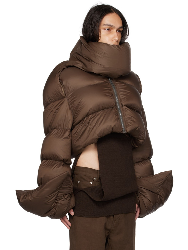 Brown Babel Mountain Down Jacket 2