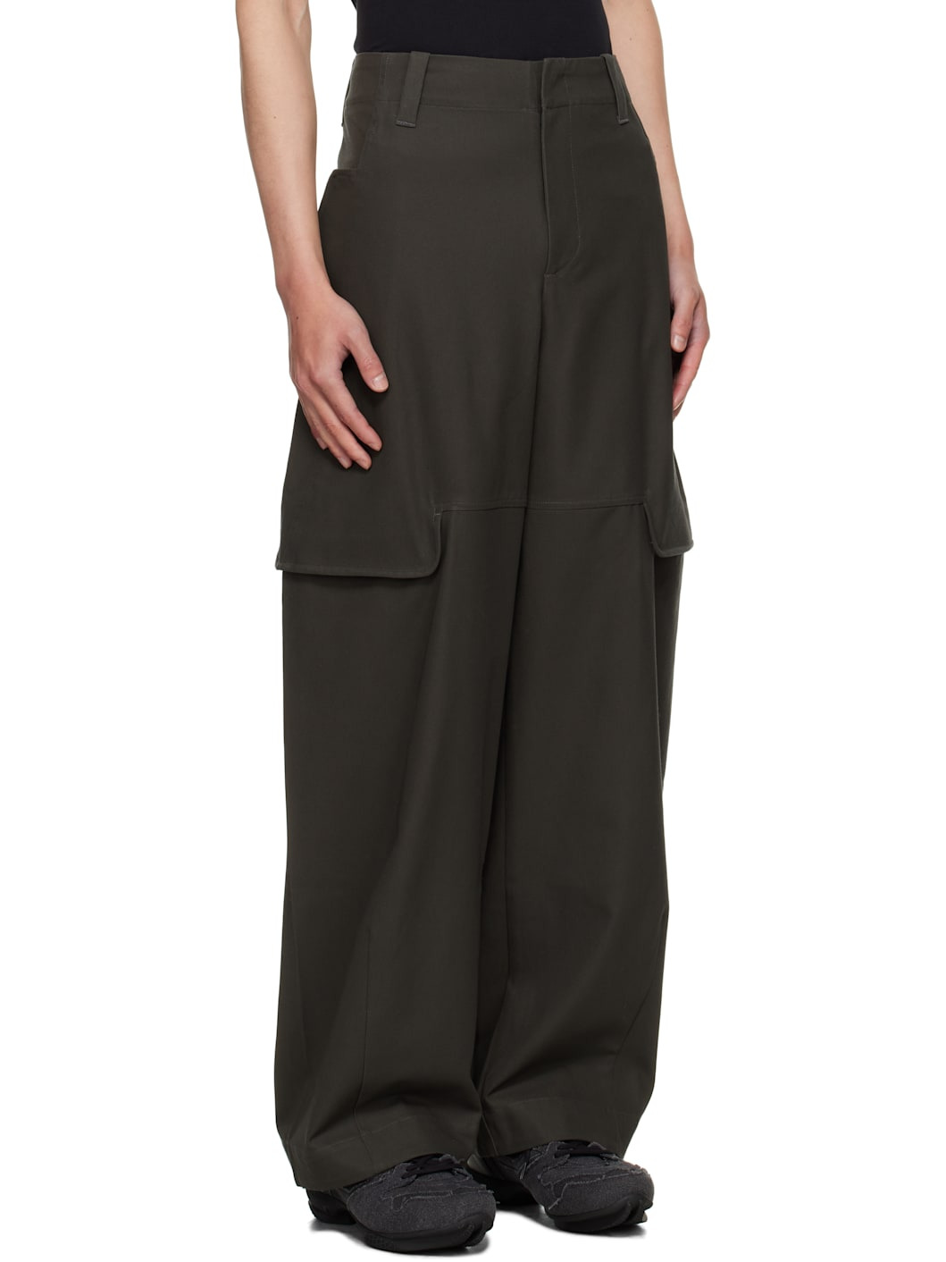 Gray Index Cargo Pants - 2