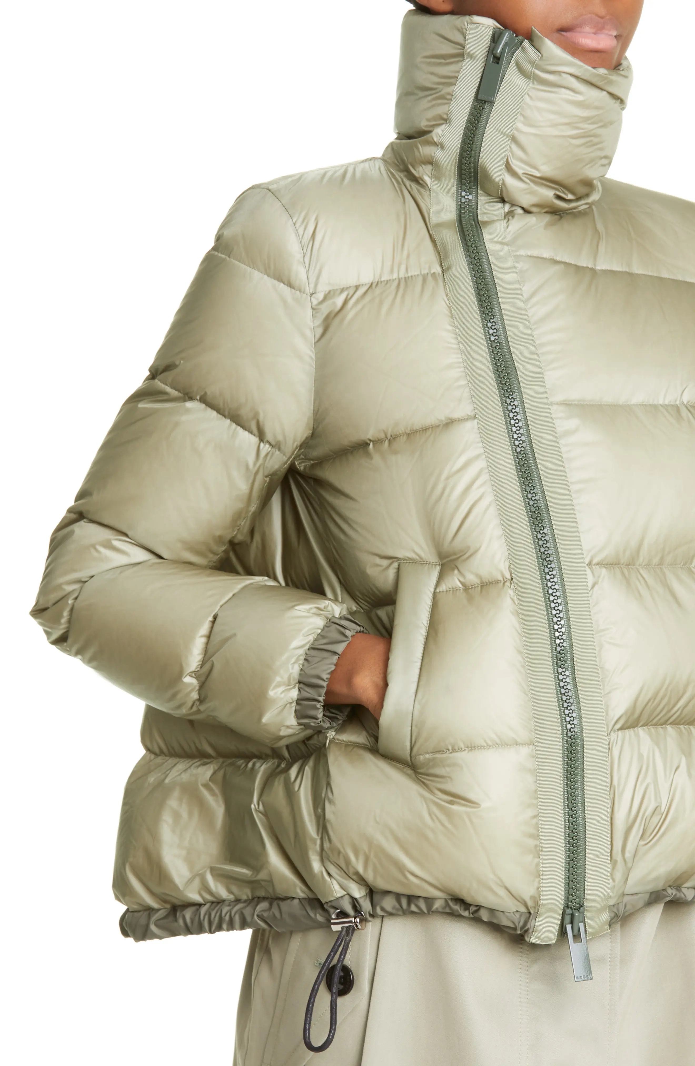 Flare Back Puffer Jacket - 5