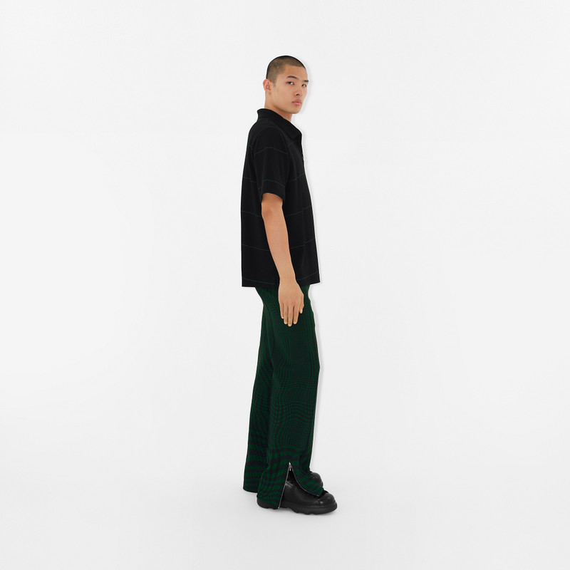 Striped Cotton Polo Shirt 3