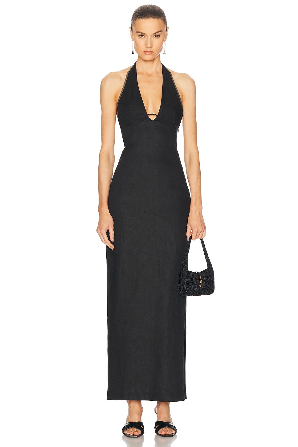 Violet Halter Midi Dress - 2