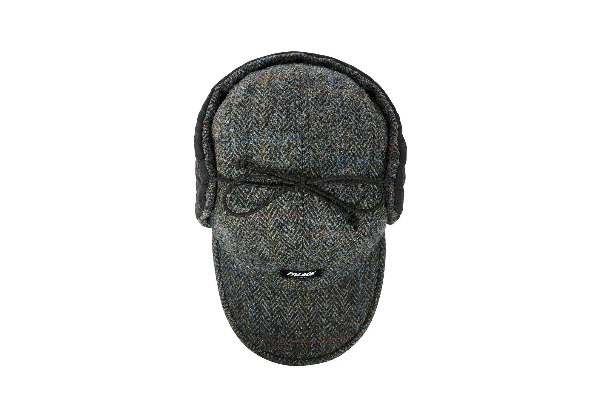 HARRIS TWEED EARFLAP 4-PANEL GREY - 6