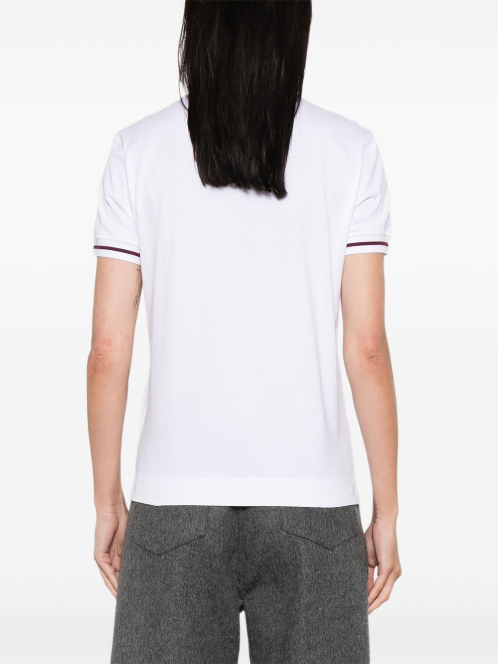 embroidered-detail cotton t-shirt - 4
