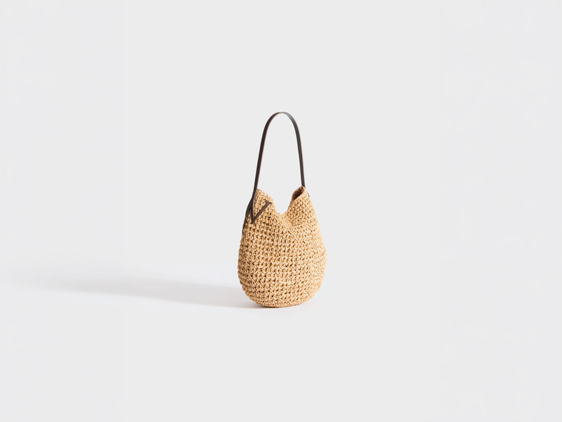 JW Anderson SMALL BULB BAG IN NATURAL BROWN outlook