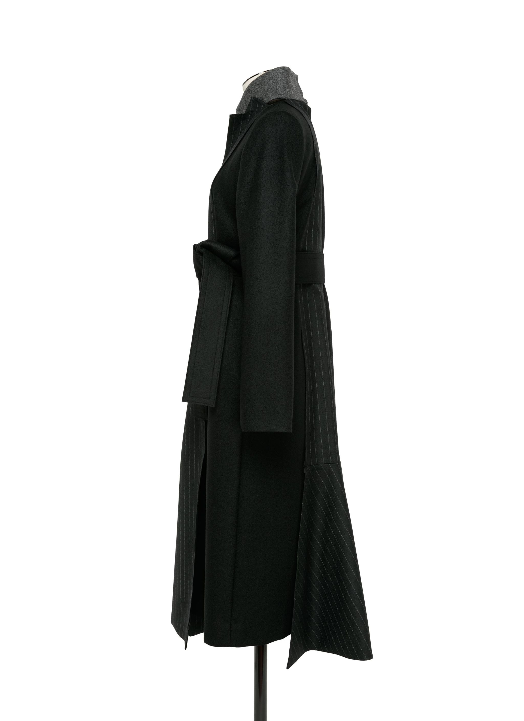 Chalk Stripe Coat - 2